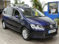 USED 2020 69 VOLKSWAGEN SHARAN 1.4 TSI GPF SE Nav MPV 5dr Petrol DSG Euro 6 (s/s) (150 ps) 7 SEATS SAT NAV BLUETOOTH CRUISE CONTROL PARKING SENSORS 1 OWNER SERVICE HISTORY WARRANTY GENUINE LOW MILES
