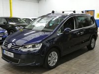 USED 2020 69 VOLKSWAGEN SHARAN 1.4 TSI GPF SE Nav MPV 5dr Petrol DSG Euro 6 (s/s) (150 ps) 7 SEATS SAT NAV BLUETOOTH CRUISE CONTROL PARKING SENSORS 1 OWNER SERVICE HISTORY WARRANTY GENUINE LOW MILES