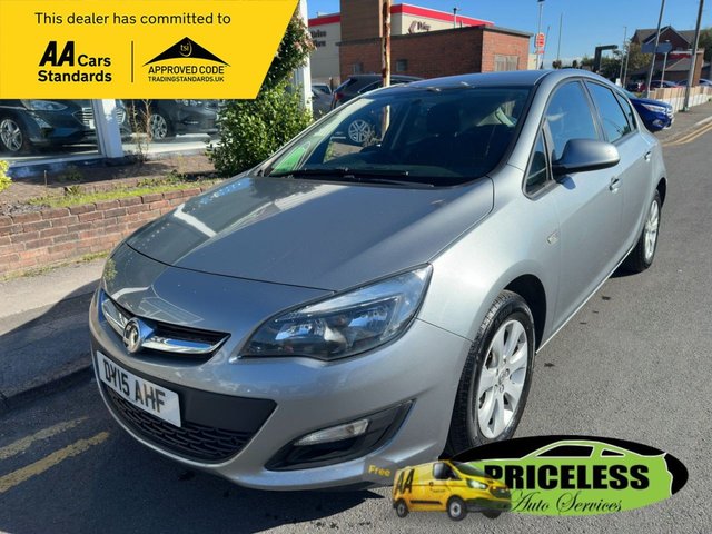 2015 ASTRA 1.6I DESIGN HATCHBACK 5DR PETROL MANUAL EURO 6 115 PS 2015 131,632... photo