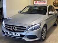 USED 2017 17 MERCEDES-BENZ C-CLASS 2.1 C220d Sport Saloon 4dr Diesel G-Tronic+ Euro 6 (s/s) (170 ps) AUTOMATIC........SATNAV......REVERSE CAMERA