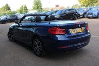 USED 2018 68 BMW 2 SERIES 1.5 218i GPF Sport Convertible 2dr Petrol Manual Euro 6 (s/s) (136 ps) - EURO 6 - ULEZ, SAT NAV, POWER ROOF, P/SENSORS, 17" ALLOYS, LEDS, 6 SPEED, DAB & BLUETOOTH