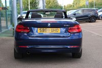 USED 2018 68 BMW 2 SERIES 1.5 218i GPF Sport Convertible 2dr Petrol Manual Euro 6 (s/s) (136 ps) - EURO 6 - ULEZ, SAT NAV, POWER ROOF, P/SENSORS, 17" ALLOYS, LEDS, 6 SPEED, DAB & BLUETOOTH