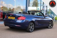 USED 2018 68 BMW 2 SERIES 1.5 218i GPF Sport Convertible 2dr Petrol Manual Euro 6 (s/s) (136 ps) - EURO 6 - ULEZ, SAT NAV, POWER ROOF, P/SENSORS, 17" ALLOYS, LEDS, 6 SPEED, DAB & BLUETOOTH
