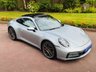 USED 2019 19 PORSCHE 911 3.0T 992 Carrera 4S Coupe 2dr Petrol PDK 4WD Euro 6 (s/s) (450 ps) 
