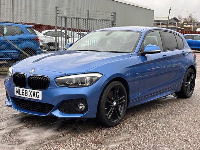 2018 68 BMW 1 SERIES 2.0 120i GPF M Sport Shadow Edition Hatchback 5dr Petrol Auto Euro 6 (s/s) (184 ps) LEATHER, HARMON KARDON, SAT NAV