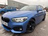 USED 2018 68 BMW 1 SERIES 2.0 120i GPF M Sport Shadow Edition Hatchback 5dr Petrol Auto Euro 6 (s/s) (184 ps) LEATHER, HARMON KARDON, SAT NAV