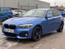 USED 2018 68 BMW 1 SERIES 2.0 120i GPF M Sport Shadow Edition Hatchback 5dr Petrol Auto Euro 6 (s/s) (184 ps) LEATHER, HARMON KARDON, SAT NAV