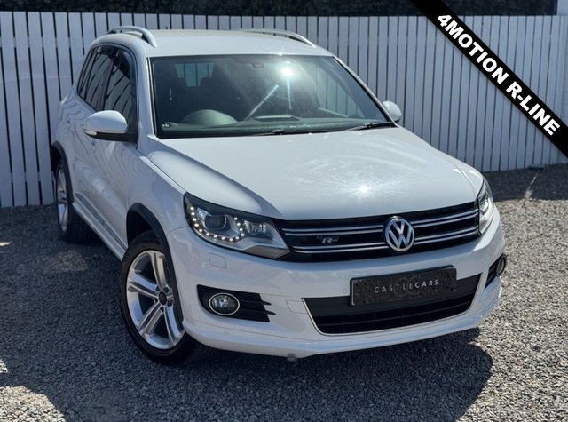 View our Volkswagen Tiguan 2.0 TDI BlueMotion Tech R-Line SUV 5dr Diesel Manual 4WD Euro 5 (s/s) (Nav) (140 ps)