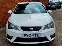 USED 2012 12 SEAT IBIZA 1.2 TSI FR Sport Coupe 3dr Petrol Manual Euro 5 (105 ps) GREAT CONDITION - FULL SERVICE HISTORY