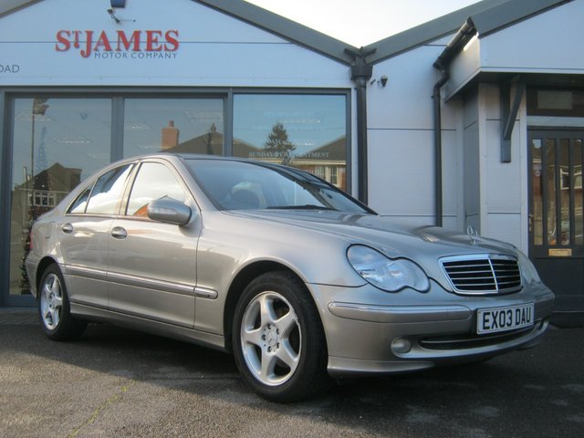 2003 03 Mercedes-Benz C Class 1.8 C200 KOMPRESSOR AVANTGARDE SE 4d AUTO 163 BHP