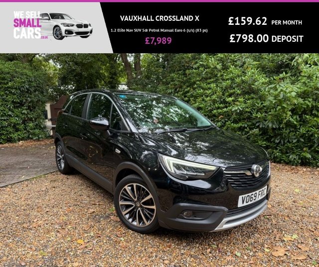 View our Vauxhall Crossland X 1.2 Elite Nav SUV 5dr Petrol Manual Euro 6 (s/s) (83 ps)