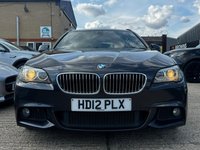 USED 2012 12 BMW 5 SERIES 2.0 520d M Sport Touring Steptronic Euro 5 (s/s) 5dr CREAM INTERIOR PDC H SEATS ETC