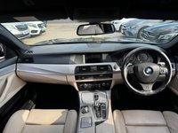 USED 2012 12 BMW 5 SERIES 2.0 520d M Sport Touring Steptronic Euro 5 (s/s) 5dr CREAM INTERIOR PDC H SEATS ETC