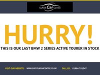 USED 2015 15 BMW 2 SERIES ACTIVE TOURER 2.0 220i Luxury MPV 5dr Petrol Auto Euro 6 (s/s) (192 ps) www.suffolkcarcentre.co.uk - Located at Ilketshall