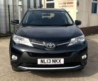 USED 2013 13 TOYOTA RAV4 2.2 D-CAT Icon SUV 5dr Diesel Auto 4WD Euro 5 (150 ps) - FULL SERVICE HISTORY - REVERSE CAMERA - BLUETOOTH - CRUISE CONTROL - DAB RADIO