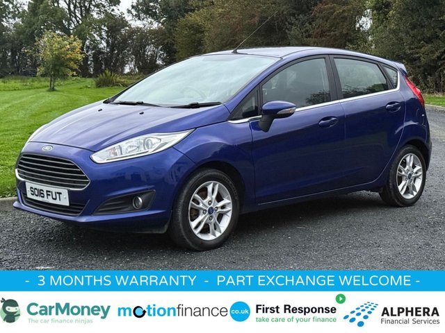 2016 16 Ford Fiesta 1.25 Zetec Hatchback 5dr Petrol Manual Euro 6 (82 ps)