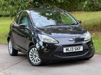 USED 2013 13 FORD KA 1.2 Zetec Hatchback 3dr Petrol Manual Euro 5 (s/s) (69 ps) 