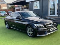 USED 2017 17 MERCEDES-BENZ C-CLASS 2.1 C220d AMG Line Coupe 2dr  AUTOMATIC Diesel G-Tronic+ Euro 6 (s/s) (170 ps) +++ FREE 12 MONTHS WARRANTY+++