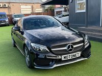 USED 2017 17 MERCEDES-BENZ C-CLASS 2.1 C220d AMG Line Coupe 2dr  AUTOMATIC Diesel G-Tronic+ Euro 6 (s/s) (170 ps) +++ FREE 12 MONTHS WARRANTY+++