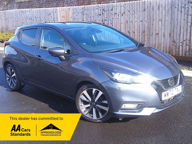 View our Nissan Micra 1.0 IG-T Tekna Hatchback 5dr Petrol XTRON Euro 6 (s/s) (92 ps)