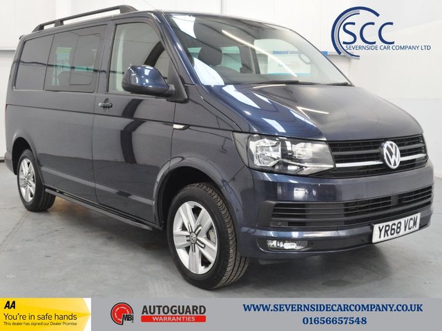 2018 68 Volkswagen Transporter 2.0 TDI T32 BlueMotion Tech Highline Kombi Double Cab 5dr Diesel Manual FWD SWB Euro 6 (s/s) (150 ps)