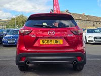 USED 2016 66 MAZDA CX-5 2.2 SKYACTIV-D Sport Nav SUV 5dr Diesel Auto 4WD Euro 6 (s/s) (175 ps) THIS CAR COMES WITH 6 MONTHS WARRANTY , BREAKDOWN COVER & RECOVERY+ GREAT EXAMPLE OF SUV+ NAVIGATION SYSTEM + BLUETOOTH + DAB RADIO + USB CONNECTION + AUX CONNECTION + FRONT AND REAR PARKING SENSORS + REVERSING CAMERA + FULL  LEATHER TRIM  + FRONT HEATED SEATS + CRUISE CONTROL + CLIMATE CONTROL + PRIVACY GLASS + 19 INCH ALLOY WHEELS + BOSE SOUND SYSTEM + AUTO START STOP + ELECTRIC PARKING BRAKE + FRONT ELECTRIC SEAT ADJUSTMENT+ AUTO FOLDING MIRRORS + TRACTION CONTROL + DAY TIME RUNNING LIGHTS +