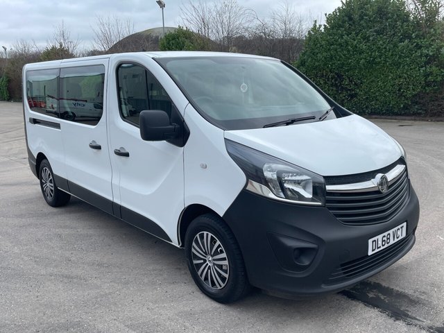 2018 VAUXHALL VIVARO 1.6 CDTi 2900 MINIBUS Double Cab 5dr Diesel Manual L2 H1 Euro 6 (s/s) (9 Seat) (120 ps)