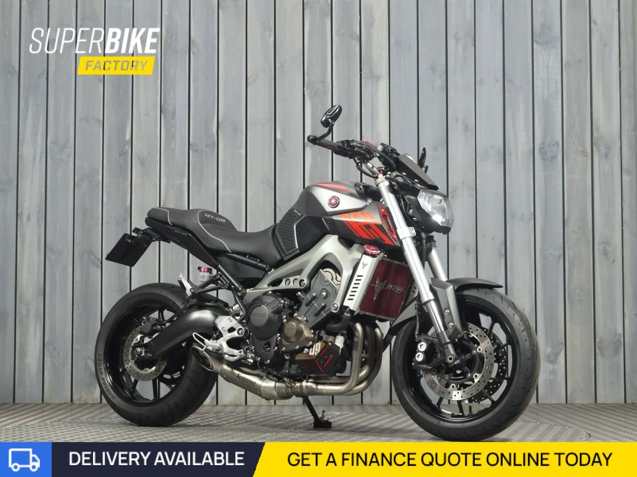 2014 YAMAHA MT-09 GREY with 12263 miles - Used Motorbikes Dealer ...