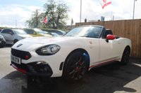USED 2018 18 ABARTH 124 SPIDER 1.4 MultiAir Convertible 2dr Petrol Auto Euro 6 (170 ps) ---AUTOMATIC---REVERSE CAMERA---