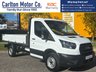 USED 2021 71 FORD TRANSIT 2.0 350 EcoBlue Leader Tipper 2dr Diesel Manual FWD L2 Euro 6 (s/s) (1-Stop) (130 ps) Stunning Example Light use