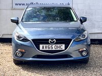 USED 2015 65 MAZDA MAZDA3 2.0 SKYACTIV-G Sport Nav Hatchback 5dr Petrol Manual Euro 6 (s/s) (121 ps) www.suffolkcarcentre.co.uk - Located at Lowestoft
