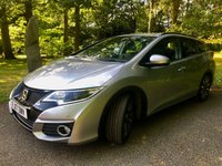 USED 2017 17 HONDA CIVIC 1.8 i-VTEC SE Plus Tourer 5dr Petrol Auto Euro 6 (142 ps)ONLY 15,500 MILES-YES 15,500 MILES WITH FULL HONDA MAIN DEALER SERVICING X7 SERVICE STAMPS//RETIRED OWNER SINCE 2020///REAR PARK CAMERA//ELEC FOLD MIRRORS//BLUETOOTH//MULTI-FUNCTION STEERING WHEEL//STUNNING CONDITION--ABSOLUTELY IMMACULATE INSIDE AND OUT//FRONT AND REAR PARK SENSORS//X4 NEW TYRES DUE TO AGE//JUST MOT'D Tourer 5dr Petrol Auto Euro 6 (142 ps)ONLY 15,500 MILES-YES 15,500 MILES WITH FULL HONDA MAIN DEALER SERVICING X7 SERVICE STAMPS//RETIRED OWNER SINCE 2020///REAR PARK CAMERA//ELEC FOLD MIRRORS//BLUETOOTH//MULTI-FUNCTION STEERING WHEEL//STUNNING CONDITION--ABSOLUTELY IMMACULATE INSIDE AND OUT//FRONT AND REAR PARK SENSORS//X4 NEW TYRES DUE TO AGE+SPARE WHEEL NOT STANDARD