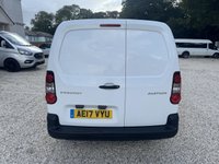USED 2017 17 PEUGEOT PARTNER 1.6 BlueHDi 750 SE Panel Van 4dr Diesel Manual L2 (s/s) (110 g/km, 100 bhp) VERY CLEAN VAN, 2KEYS, NEW MOT