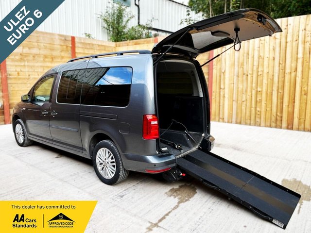 View our Volkswagen Caddy Maxi Life 5 Seat Auto Wheelchair Accessible Disabled Access Vehicle WAV 