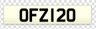 USED NUMBER PLATE PLATE 