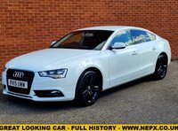 USED 2015 15 AUDI A5 1.8 TFSI Sportback 5dr Petrol Manual Euro 6 (s/s) (170 ps) FULL SERVICE HISTORY - PARK SENSORS - EXCELLENT CONDITION