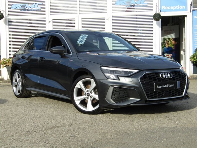 2022 72 Audi A3 1.5 TFSI 35 S line Sportback 5dr Petrol S Tronic Euro 6 (s/s) (150 ps)