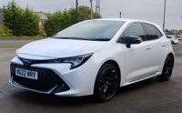 PRE-OWNED 2022 22 TOYOTA COROLLA 1.8 VVT-h GPF GR SPORT Hatchback 5dr Petrol Hybrid CVT Euro 6 (s/s) (122 ps) Pure White, 18" Alloy Wheels, Heated Seats, Reversing Camera, Smart Entry System, 8in HD Toyota Smart Connect Multimedia System, GO Satalite Navigation, Adaptive Cruise Control With Speed Limiter, DAB Radio, Auto Dimming Mirrors, Auto Headlights, Auto Folding Mirrors, Auto magic High Beam, Bluetooth Connectivity, Connected Car Functionality, Dual Zone Climate Control, Front and Rear Parking Sensors, GR Sport Styling - Exterior and Interior, Hill Start Assist, Head Up Display, LED Headlights, ISO