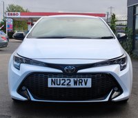 PRE-OWNED 2022 22 TOYOTA COROLLA 1.8 VVT-h GPF GR SPORT Hatchback 5dr Petrol Hybrid CVT Euro 6 (s/s) (122 ps) Pure White, 18" Alloy Wheels, Heated Seats, Reversing Camera, Smart Entry System, 8in HD Toyota Smart Connect Multimedia System, GO Satalite Navigation, Adaptive Cruise Control With Speed Limiter, DAB Radio, Auto Dimming Mirrors, Auto Headlights, Auto Folding Mirrors, Auto magic High Beam, Bluetooth Connectivity, Connected Car Functionality, Dual Zone Climate Control, Front and Rear Parking Sensors, GR Sport Styling - Exterior and Interior, Hill Start Assist, Head Up Display, LED Headlights, ISO
