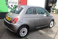 USED 2022 71 FIAT 500 1.0 MHEV RED Hatchback 3dr Petrol Manual Euro 6 (s/s) (70 bhp) ONLY 11,000 miles