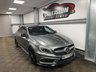 USED 2013 63 MERCEDES-BENZ A CLASS 2.0 A45 AMG SpdS DCT 4MATIC Euro 6 (s/s) 5dr *AERO PACKAGE *NAV *H&K *PDC