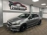 USED 2013 63 MERCEDES-BENZ A CLASS 2.0 A45 AMG SpdS DCT 4MATIC Euro 6 (s/s) 5dr *AERO PACKAGE *NAV *H&K *PDC