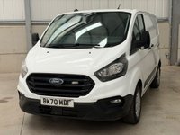 USED 2020 70 FORD TRANSIT CUSTOM 2.0 ECOBLUE 105PS L1 H1 LEADER - NO VAT 1 OWNER, 1 YEAR MOT, NEW BELT