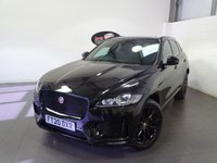 USED 2020 20 JAGUAR F-PACE 2.0 D180 Chequered Flag SUV 5dr Diesel Auto AWD Euro 6 (s/s) (180 ps) SAT NAV LEATHER CRUISE PAN ROOF CAMERA MASSIVE SPEC ONLY 14000 MILES