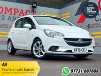 USED 2016 16 VAUXHALL CORSA 1.4i ecoFLEX Energy Hatchback 5dr Petrol Manual Euro 6 (a/c) (90 ps) GROUP 6 INSURANCE, HUGE SPEC!!!
