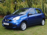 USED 2015 65 NISSAN MICRA 1.2 Vibe Hatchback 5dr Petrol Manual Euro 6 (80 ps) www.suffolkcarcentre.co.uk - Located at Ilketshall