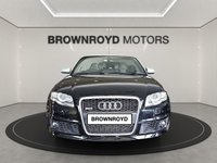 USED 2008 04 AUDI RS4 CABRIOLET 4.2 Convertible 2dr Petrol Manual quattro (336 g/km, 415 bhp) BUCKET SEATS+LOW MILES+FASH