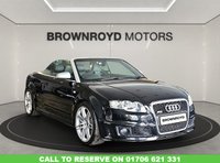 USED 2008 04 AUDI RS4 CABRIOLET 4.2 Convertible 2dr Petrol Manual quattro (336 g/km, 415 bhp) BUCKET SEATS+LOW MILES+FASH