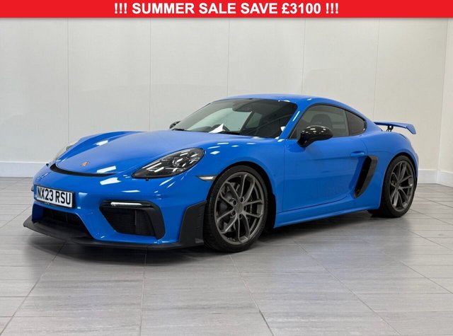 View our Porsche 718 Cayman 4.0 GT4 Coupe 2dr Petrol PDK Euro 6 (s/s) (420 ps)
