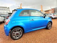 USED 2015 15 FIAT 500 1.2 S Hatchback 3dr Petrol Manual Euro 6 (s/s) (69 bhp) Electronica Blue Metallic + Alloys - Just &pound;35 Road Tax